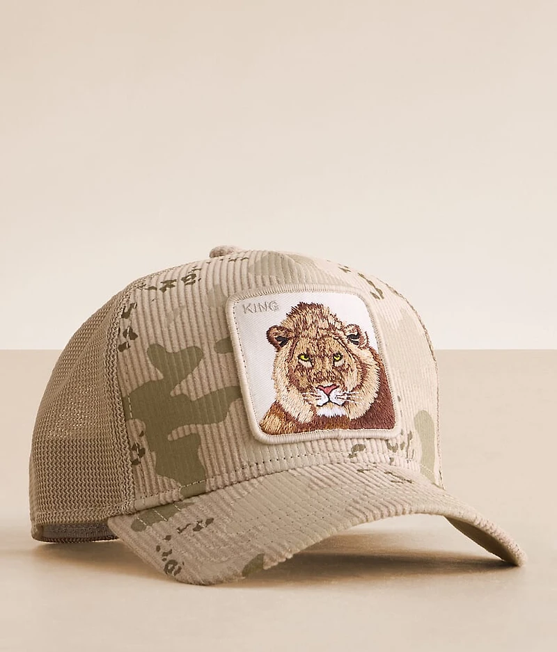 King Camo Corduroy Trucker Hat