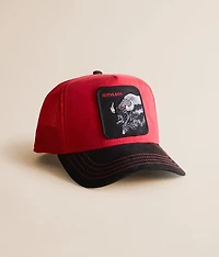 Faux Suede Buffalo Trucker Hat