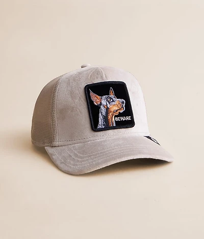 Velour Doberman Trucker Hat