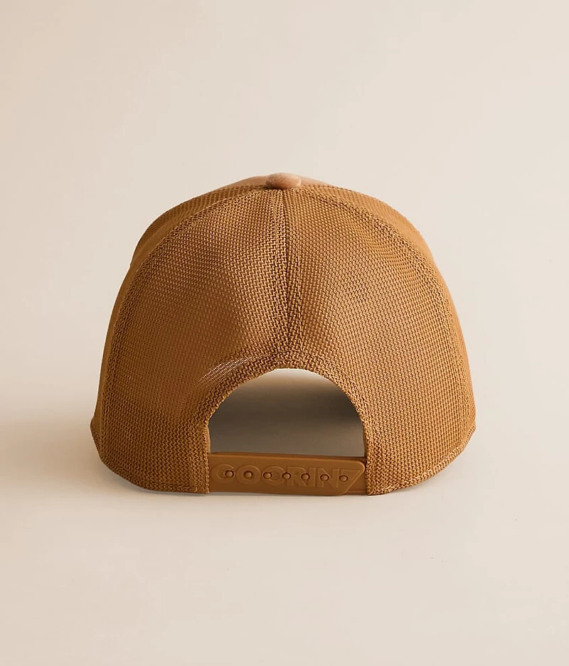 Velour Cheetah Trucker Hat