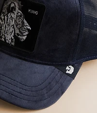 Velour Lion Trucker Hat