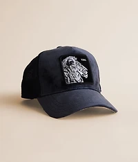 Velour Lion Trucker Hat