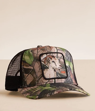Camouflage Goat Trucker Hat