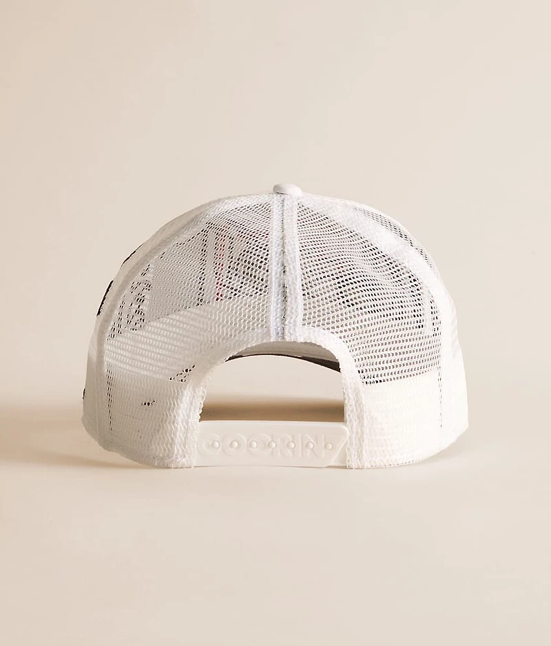 Old English Rooster Trucker Hat