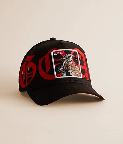 Old English Goat Trucker Hat