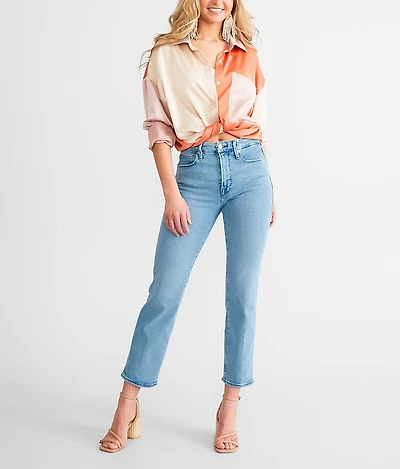 Good Legs High Rise Straight Stretch Jean