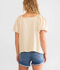 Bubble Sleeve Top
