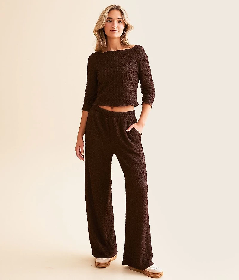 Textured Crop Top