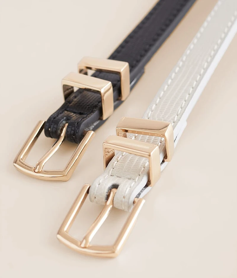 Skinny Duo Belt Set