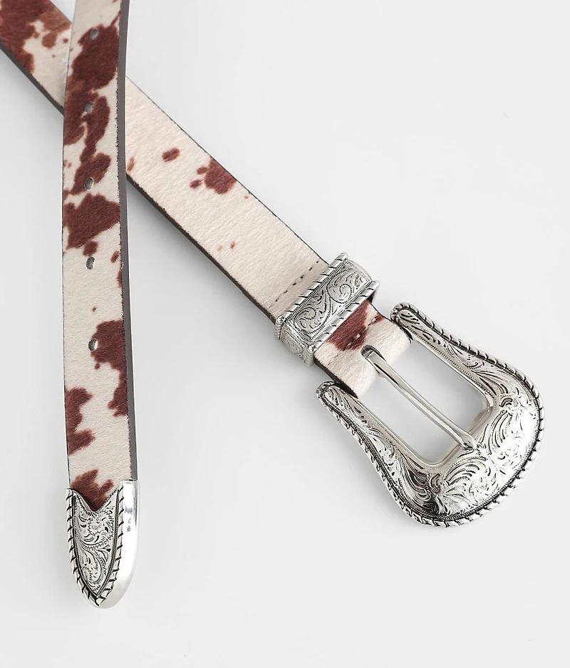 Cow Print Belt