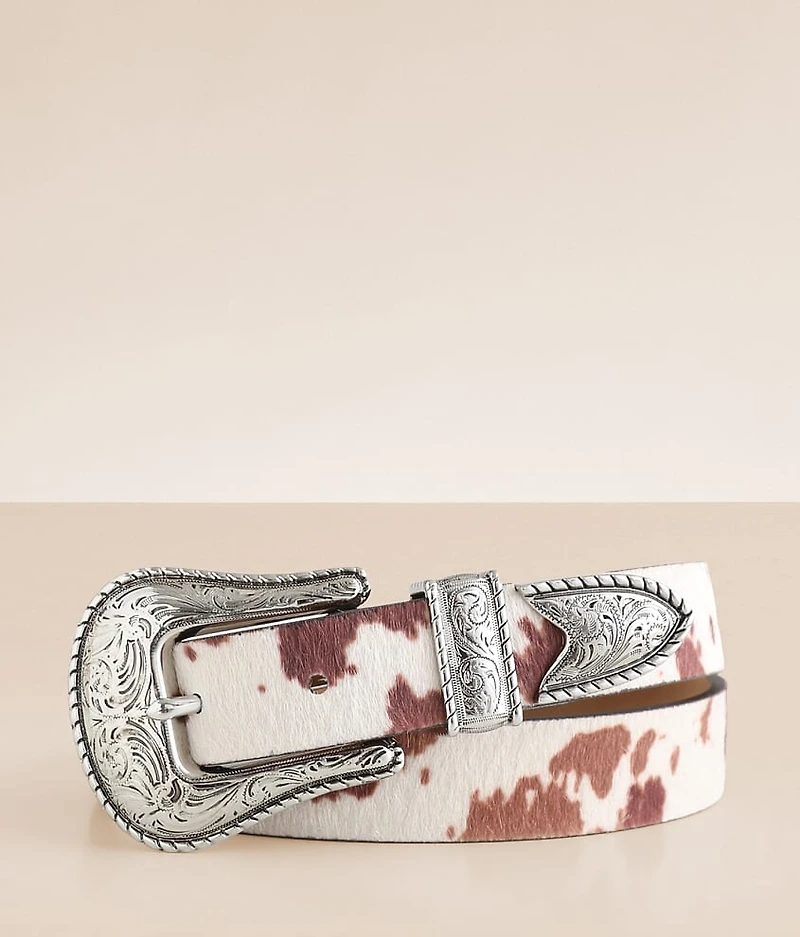 Cow Print Belt