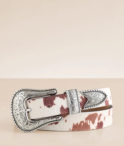 Cow Print Belt