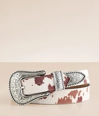 Cow Print Belt