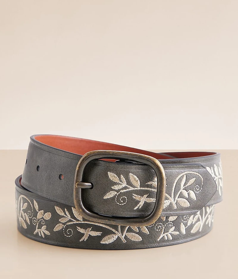 Floral Embroidered Belt
