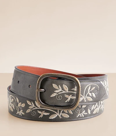 Floral Embroidered Belt