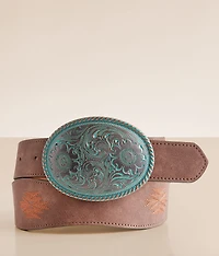 Western Embroidered Wave Belt