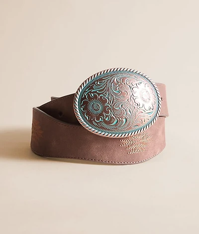 Embroidered Western Belt