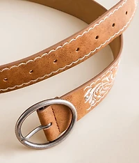 Embroidered Glitz Belt