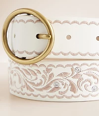 Embroidered Glitz Belt