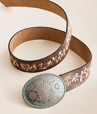 Western Embroidered Belt
