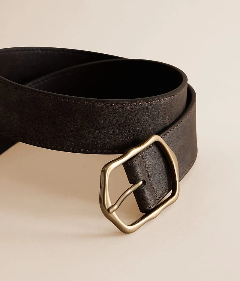 Faux Leather Belt