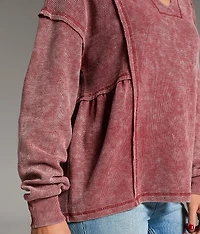 Raw Edge Washed Thermal
