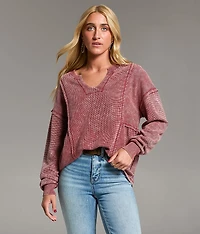 Raw Edge Washed Thermal