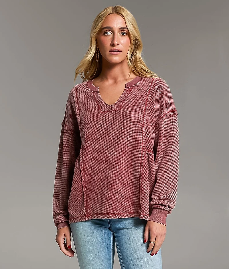 Raw Edge Washed Thermal