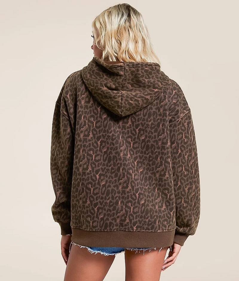 Washed Cheetah Hoodie