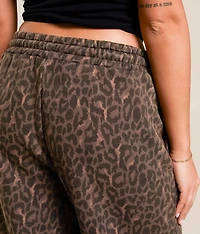 Wide Leg Cheetah Sweatpant
