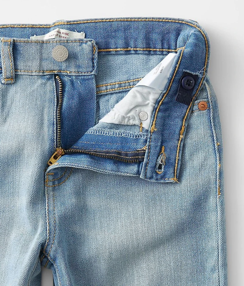 Girls - High Rise Ankle Straight Jean