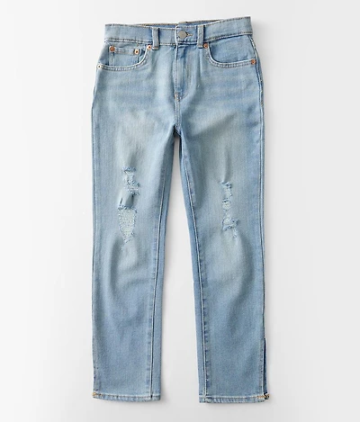 Girls - High Rise Ankle Straight Jean