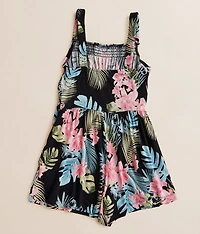 Girls - Tropical Floral Romper