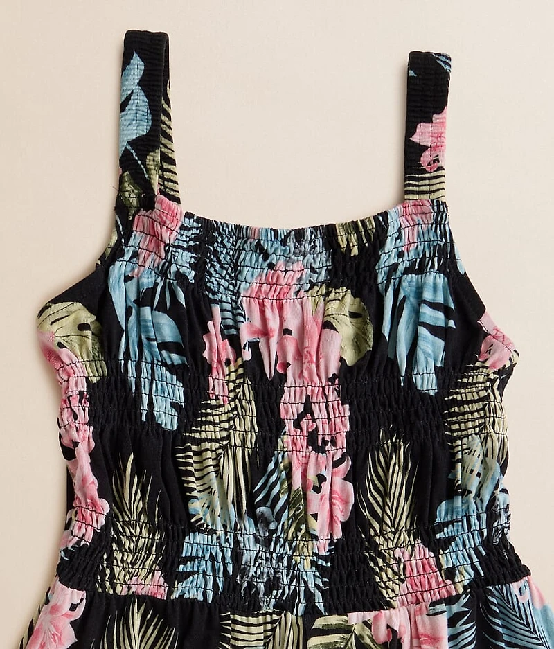 Girls - Tropical Floral Romper