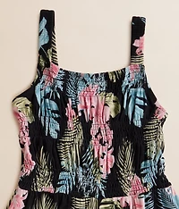 Girls - Tropical Floral Romper