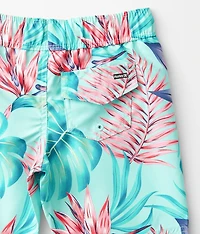 Little Boys - Tropical Print Swim Trunks