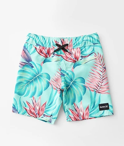 Little Boys - Tropical Print Swim Trunks