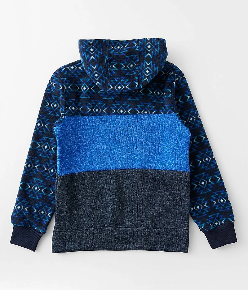 Boys - Blocked Blanket Hoodie