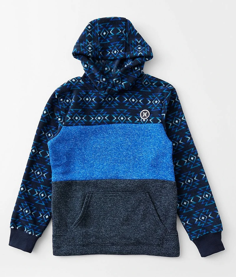 Boys - Blocked Blanket Hoodie