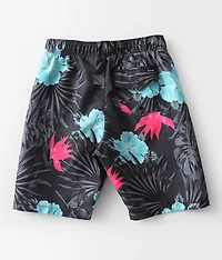 Boys - Tropical Floral Swim Trunks
