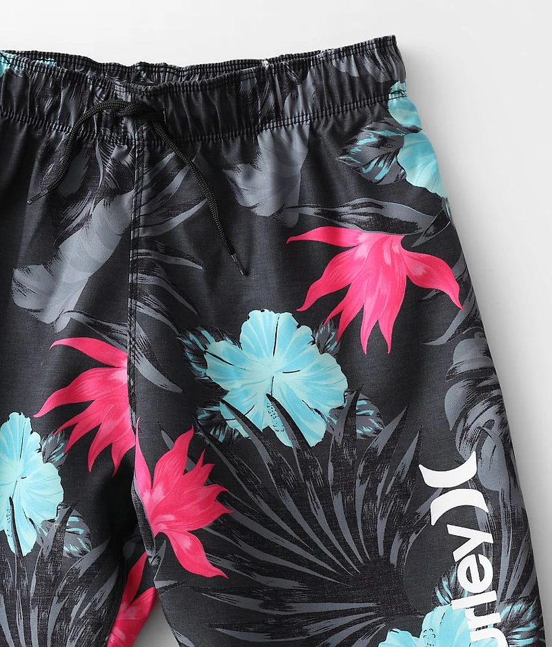 Boys - Tropical Floral Swim Trunks