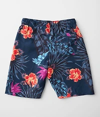 Boys - Tropical Floral Swim Trunks