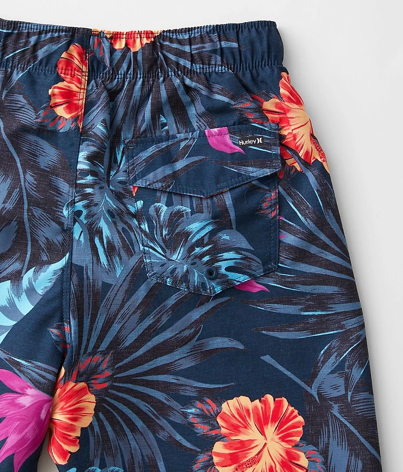 Boys - Tropical Floral Swim Trunks