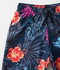 Boys - Tropical Floral Swim Trunks