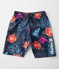 Boys - Tropical Floral Swim Trunks