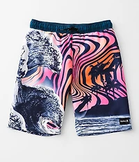 Boys - Photo Real Stretch Swim Trunks