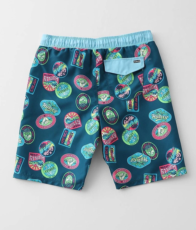 Boys- Travel Patch Stretch Swim Trunks