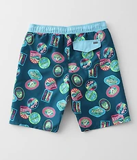 Boys- Travel Patch Stretch Swim Trunks