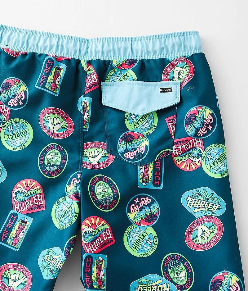 Boys- Travel Patch Stretch Swim Trunks