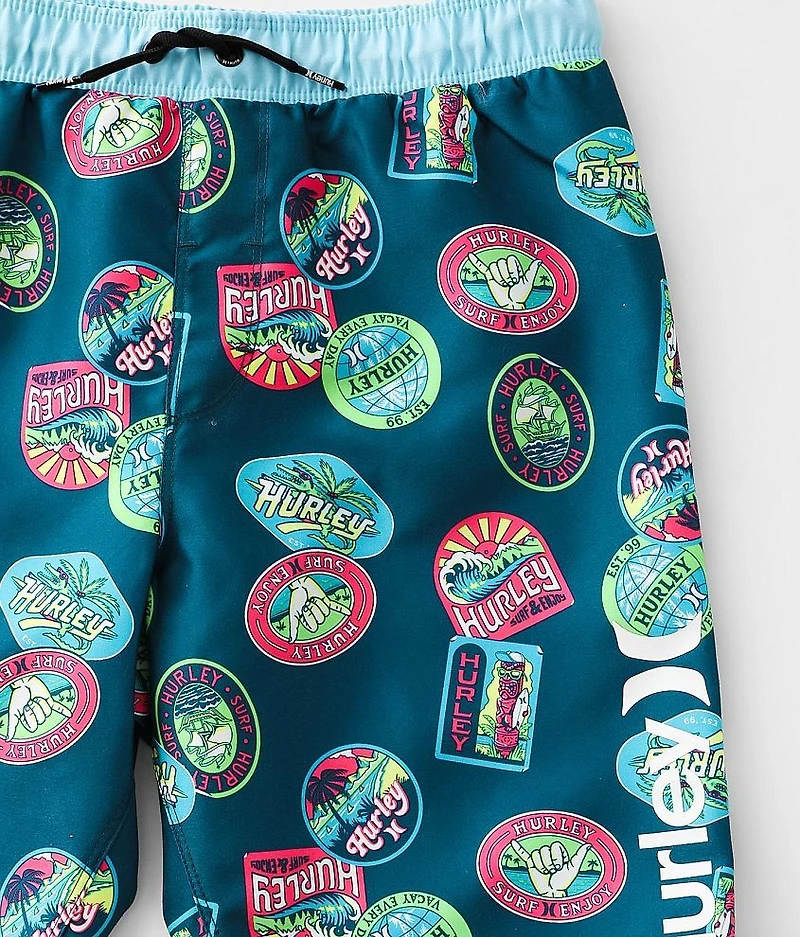 Boys- Travel Patch Stretch Swim Trunks